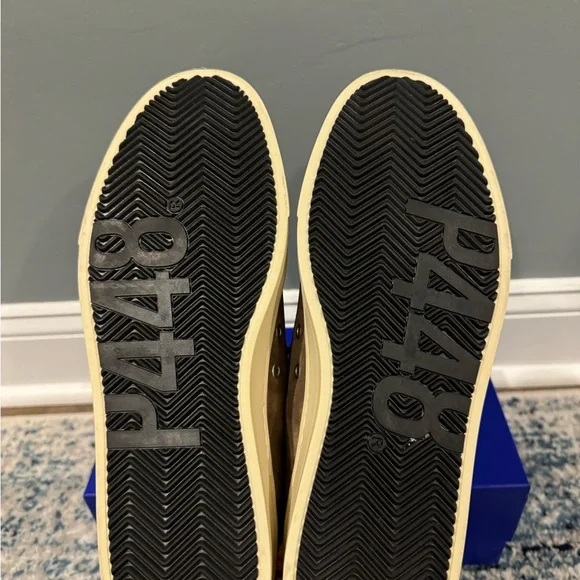 P448 Men’s Jack Sneaker Brown Suede Size 44 - Picture 6 of 9